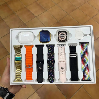 I20 Ultra Max suit Smart Watch 10 in 1 box